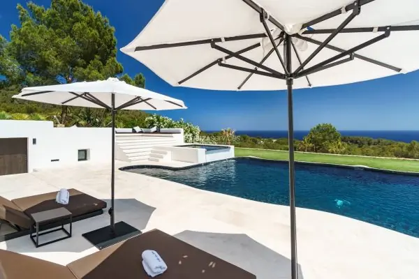 Luxury modern villa for rent Talamanca Ibiza