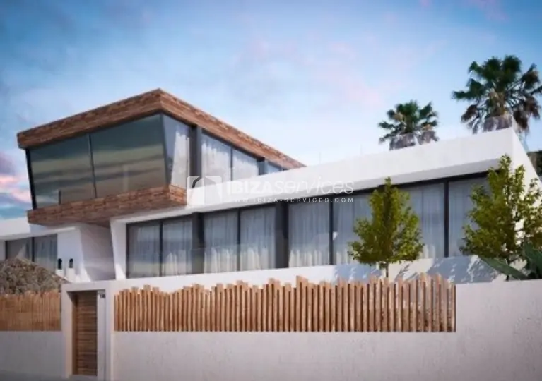 Eine einzigartige Gelegenheit, ein wunderschönes neues Haus in einer der besten Gegenden auf Ibiza zu bauen