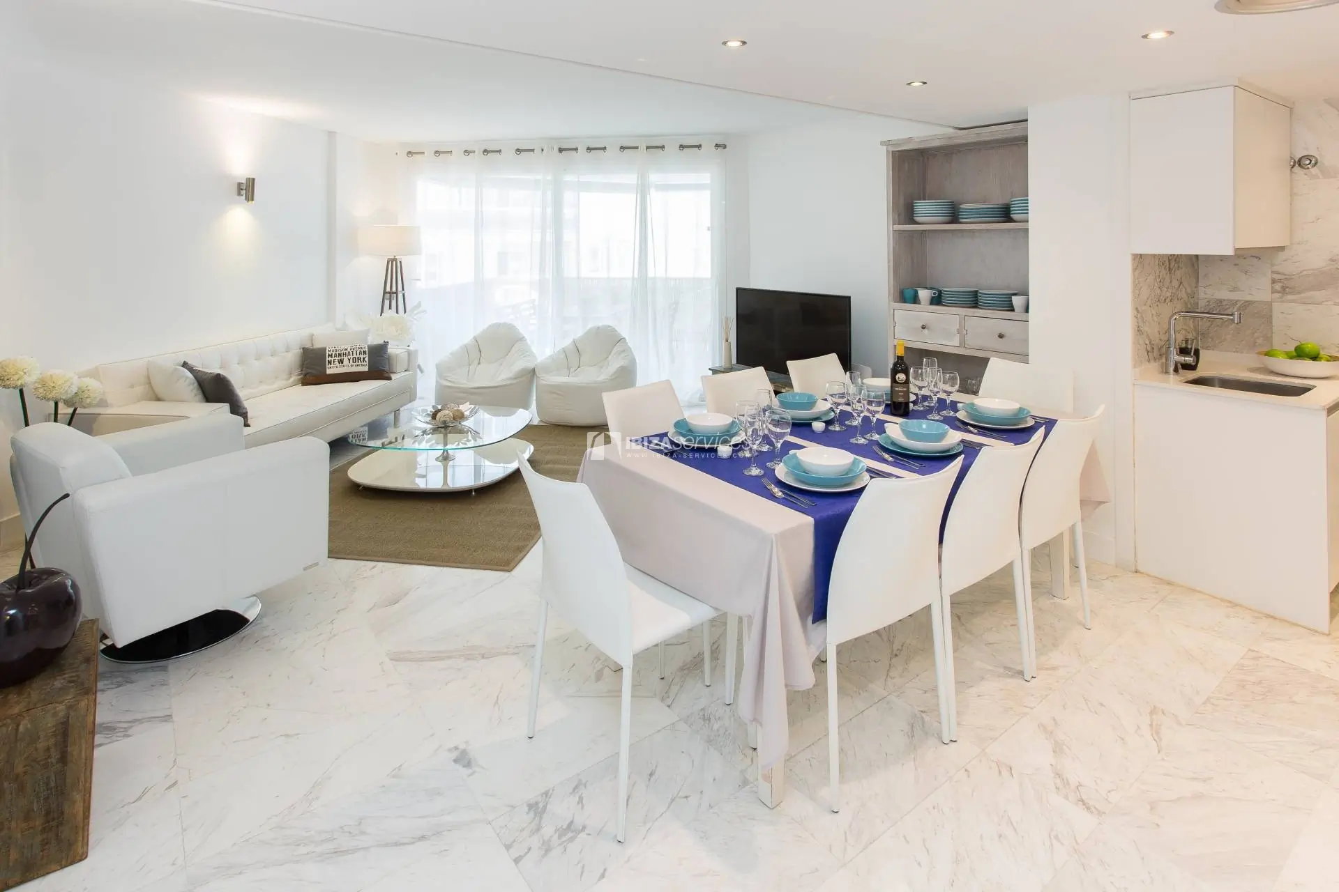 Luxueux Appartement PENTHOUSE-TRIPLEX à Marina Botafoc à vendre
