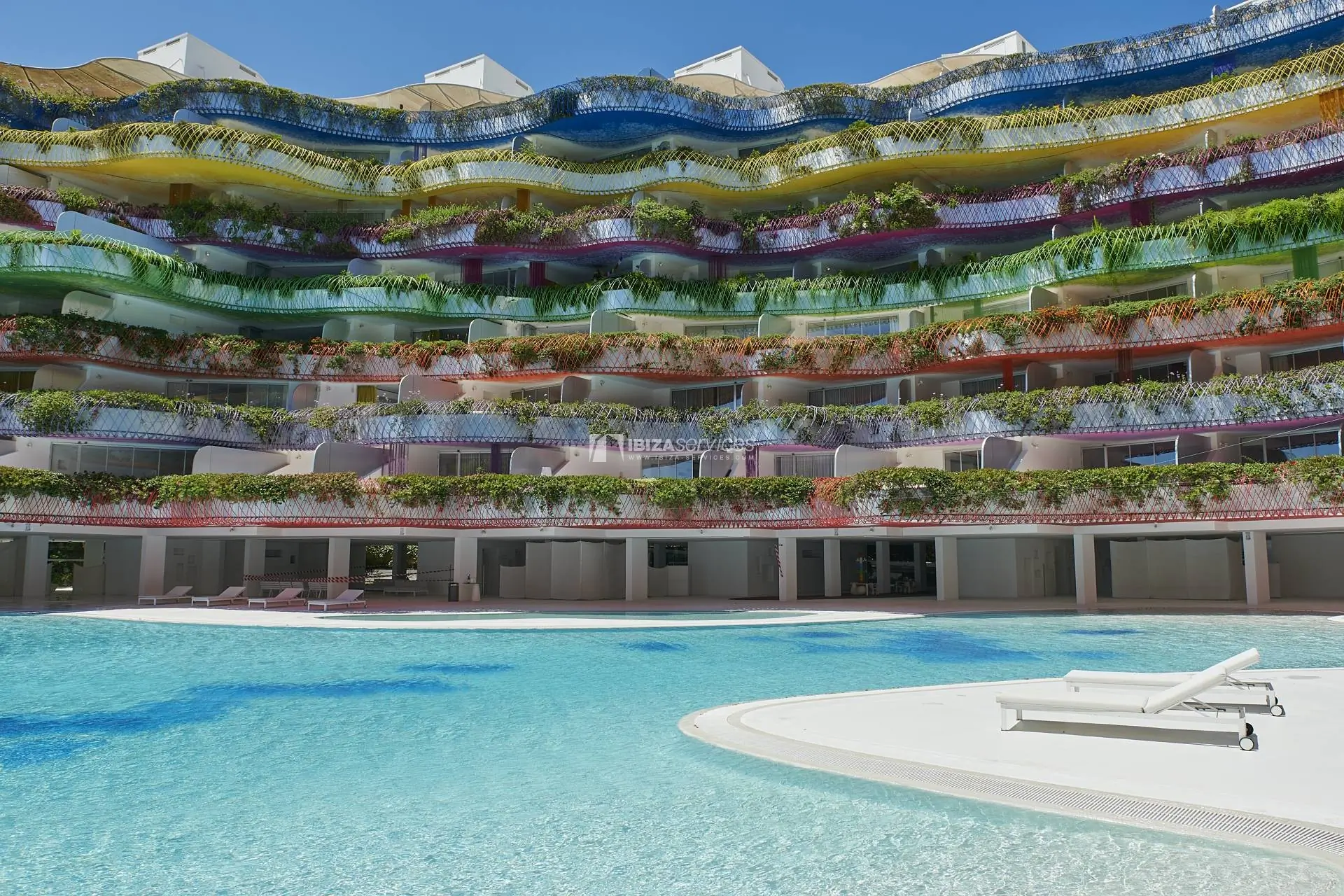 2052 Las Boas de Ibiza location d’un appartement de luxe de 1 chambre.
