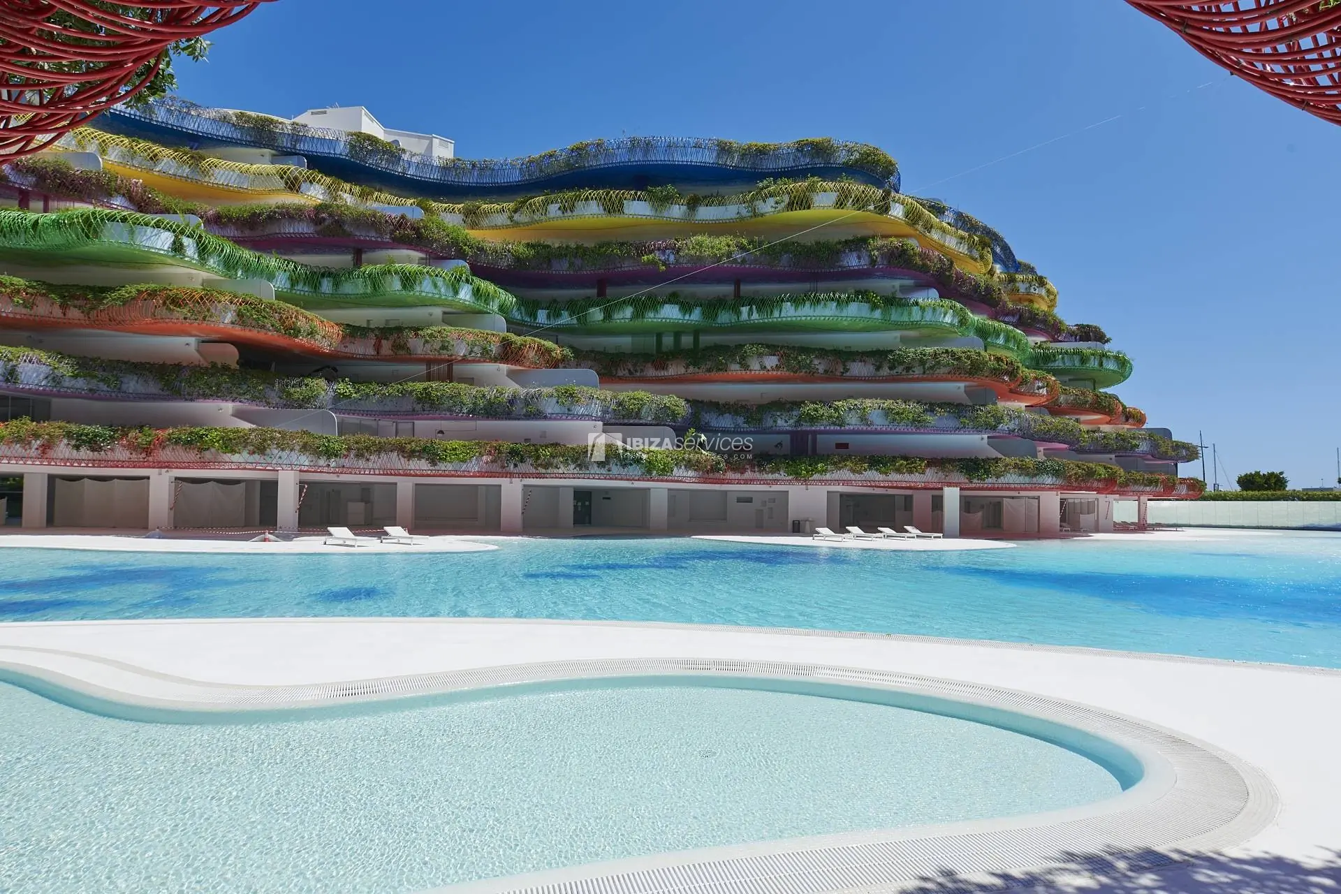 2052 Las Boas de Ibiza location d’un appartement de luxe de 1 chambre.