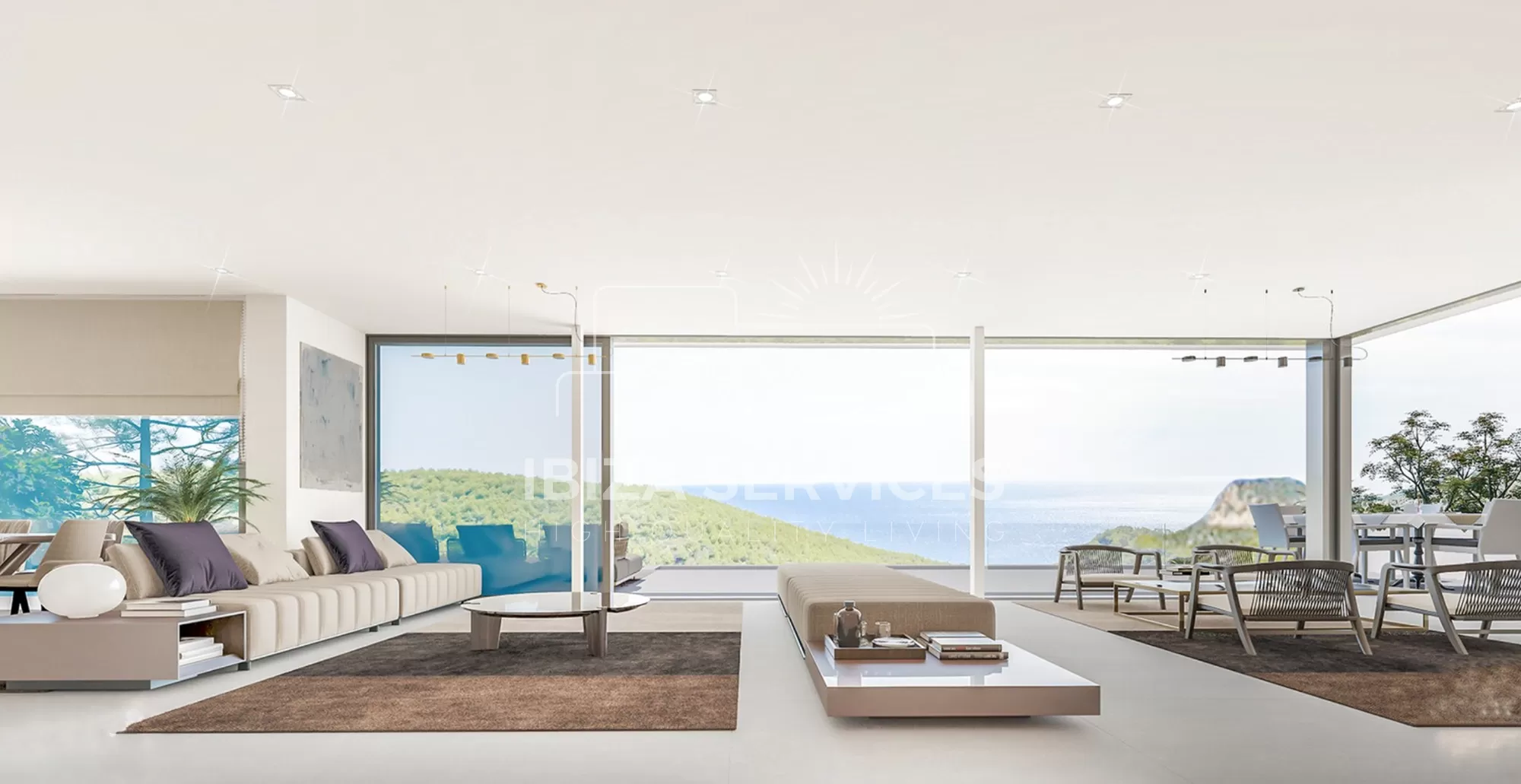 Moderne luxe villa te koop in Cala Salada, momenteel in aanbouw