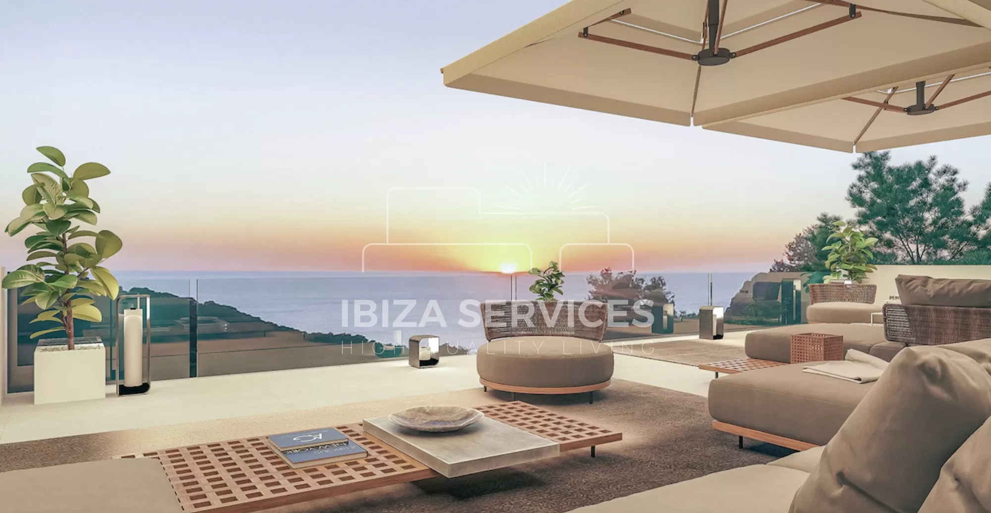Cala Salada luxuriöse moderne Villa, im Bau zu verkaufen