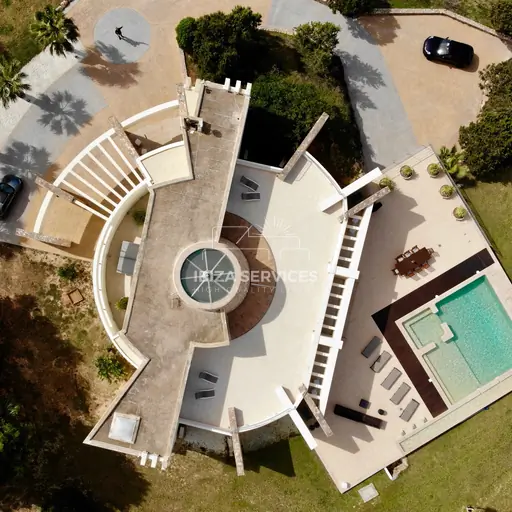 Atemberaubendes modernes Haus mit Meerblick in San Agusti zum Verkauf