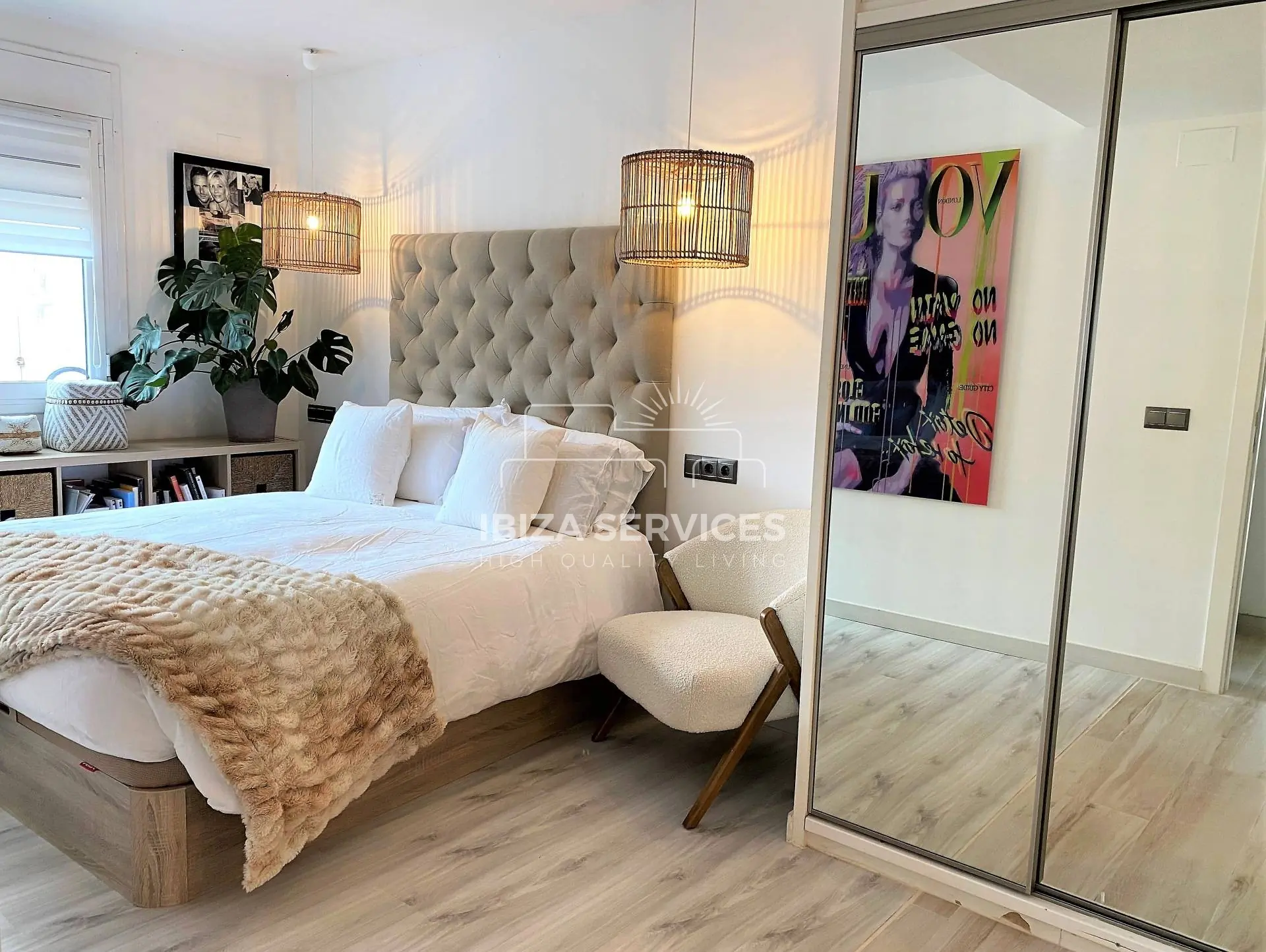 Seizoensverhuur: Luxueus 2-slaapkamer appartement in Botafoch