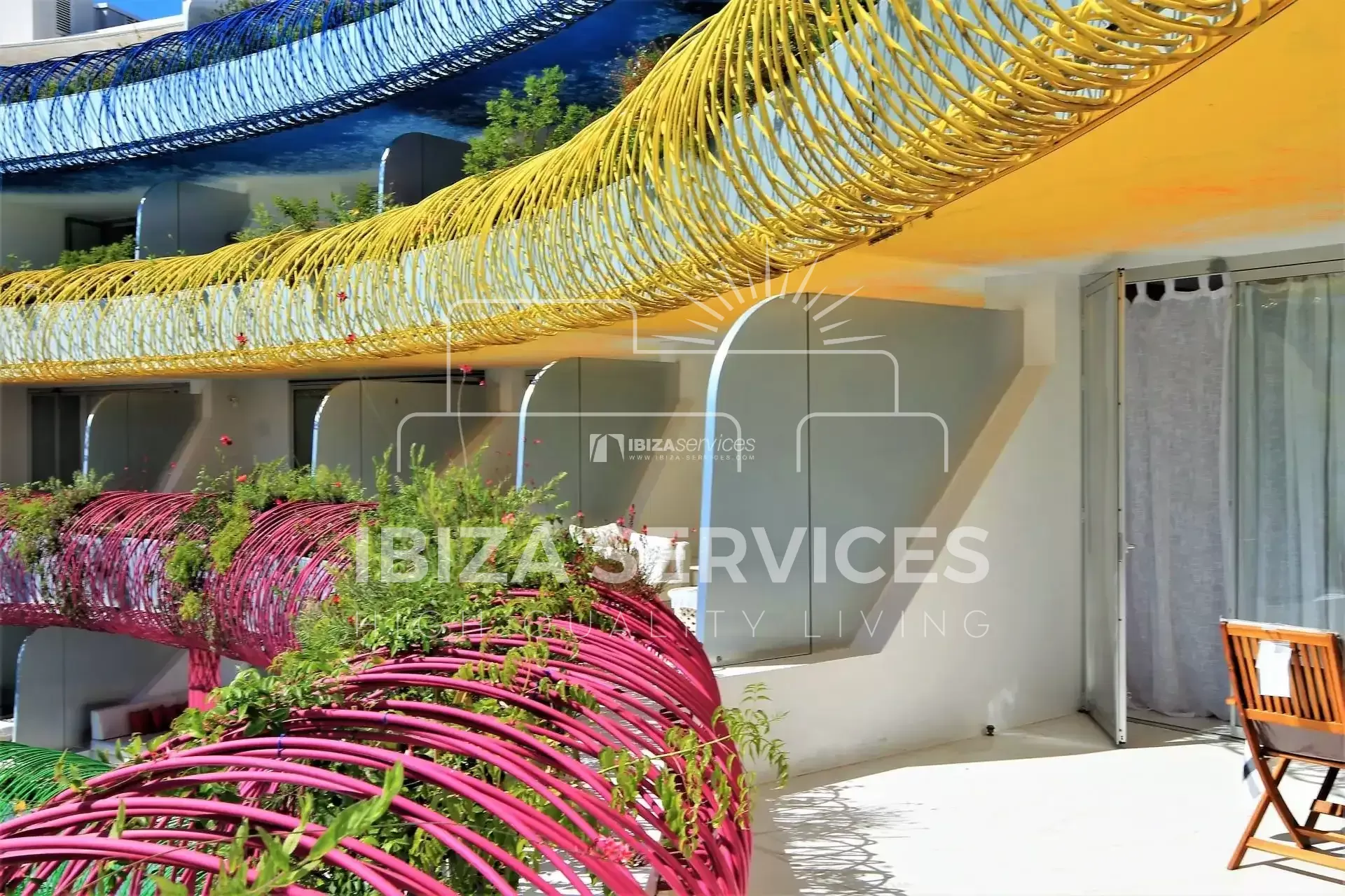 Las Boas Botafoch” Luxuswohnung mit Terrasse und freiem Blick zum Verkauf