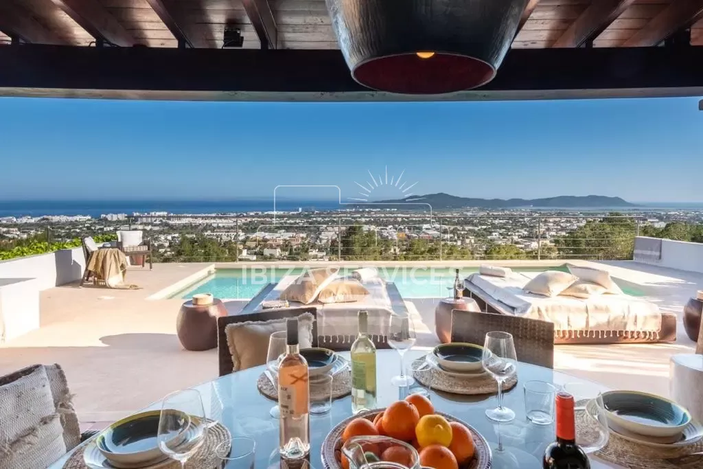 Villa Violeta 4 Bedrooms with a stunning view holidays rental Ibiza town