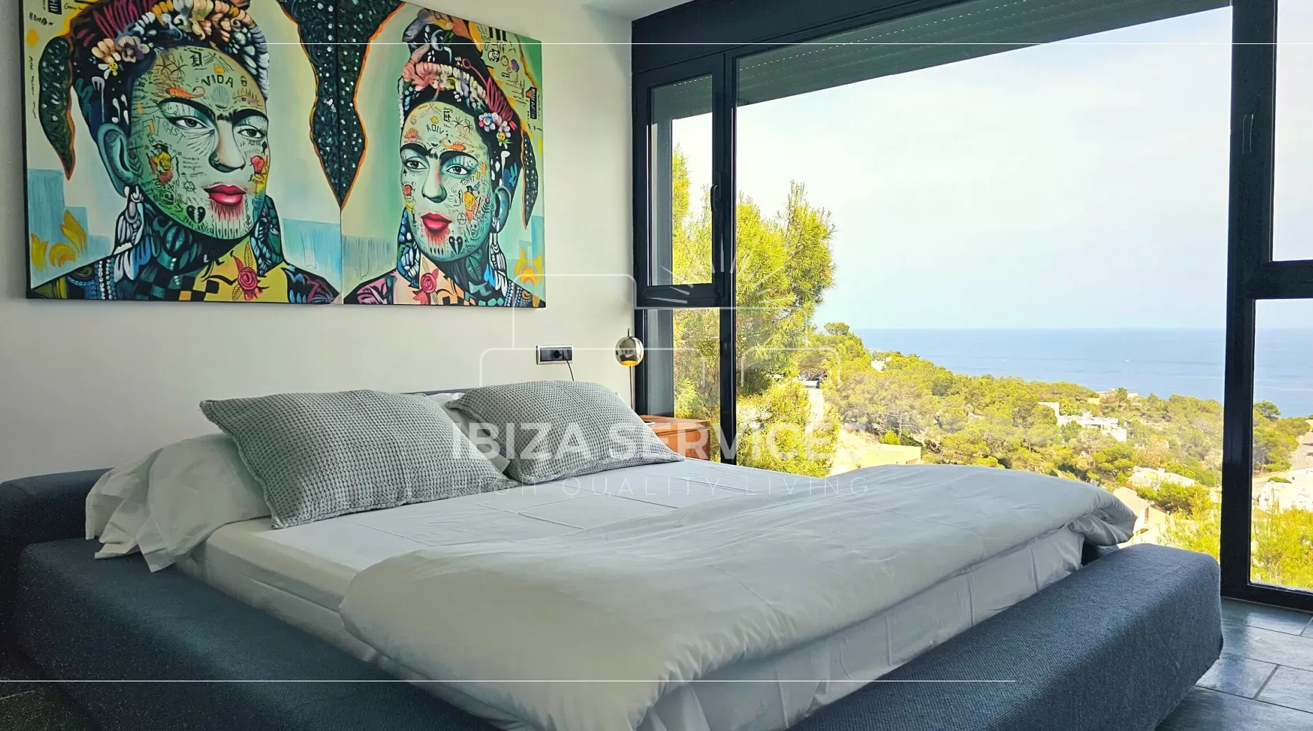 Modern villa in Roca Llisa with stunning sea view