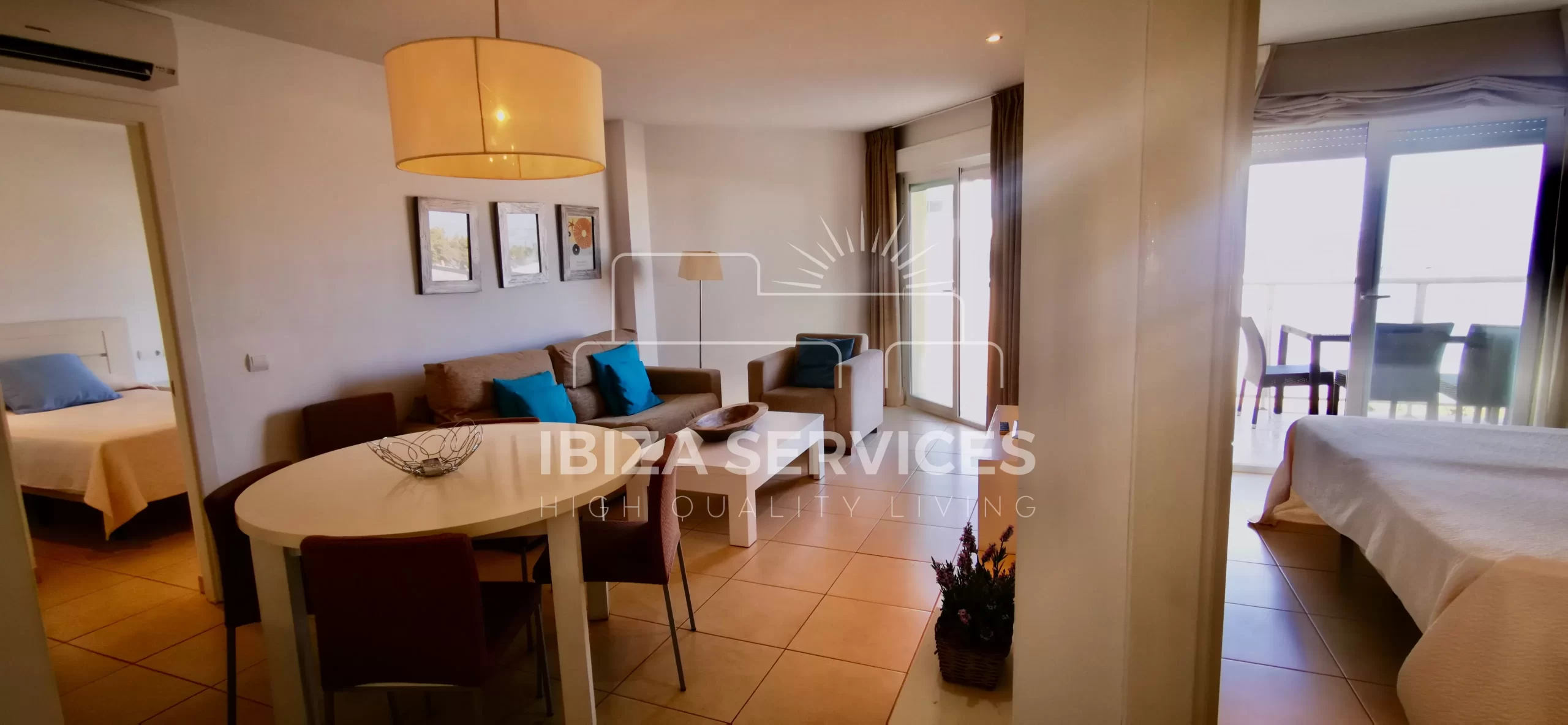 Appartement spacieux avec vue sur la mer à vendre sur la côte ouest d’Ibiza