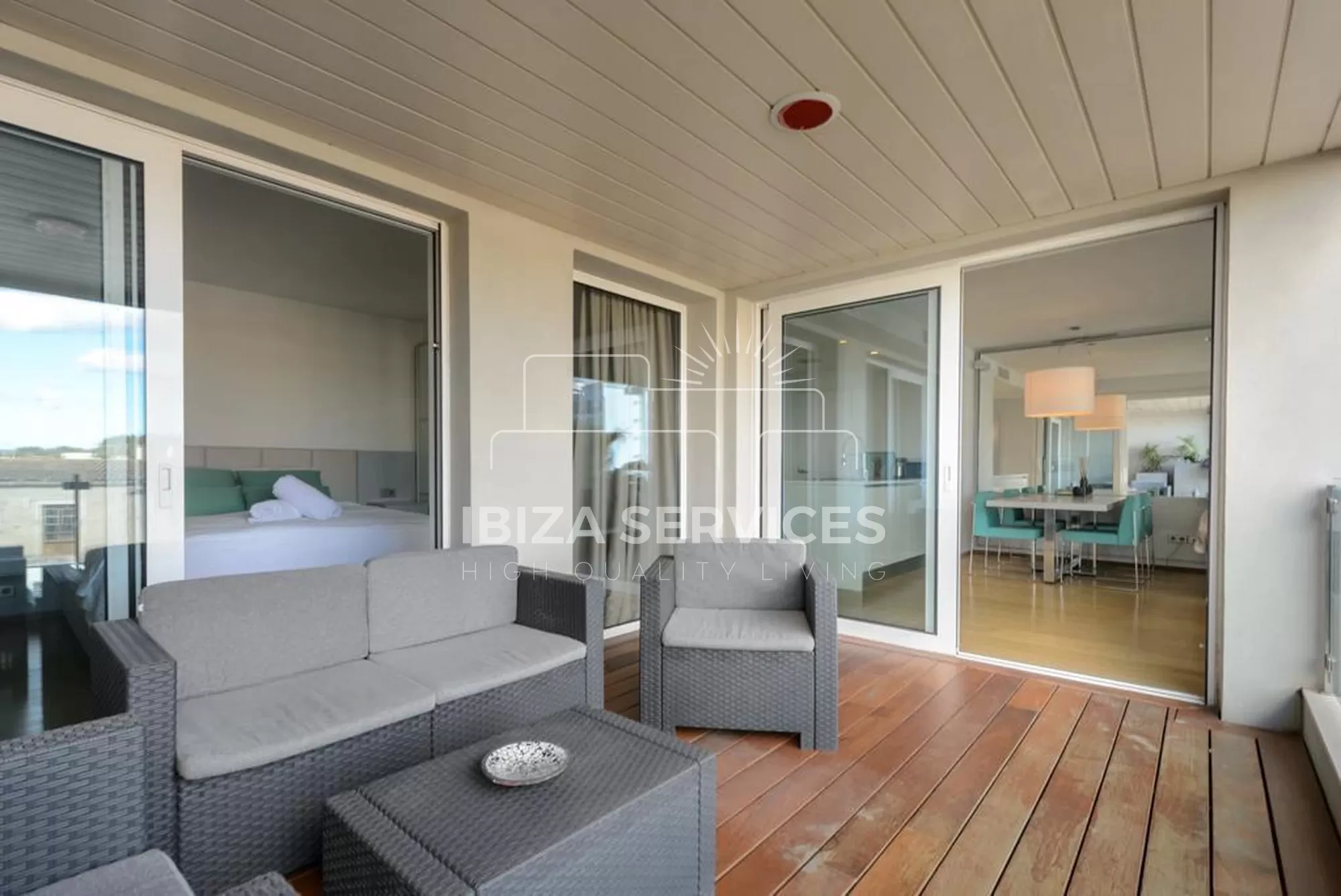 Sa Marina Ibiza location saisonnière luxueux appartement de 2 chambres