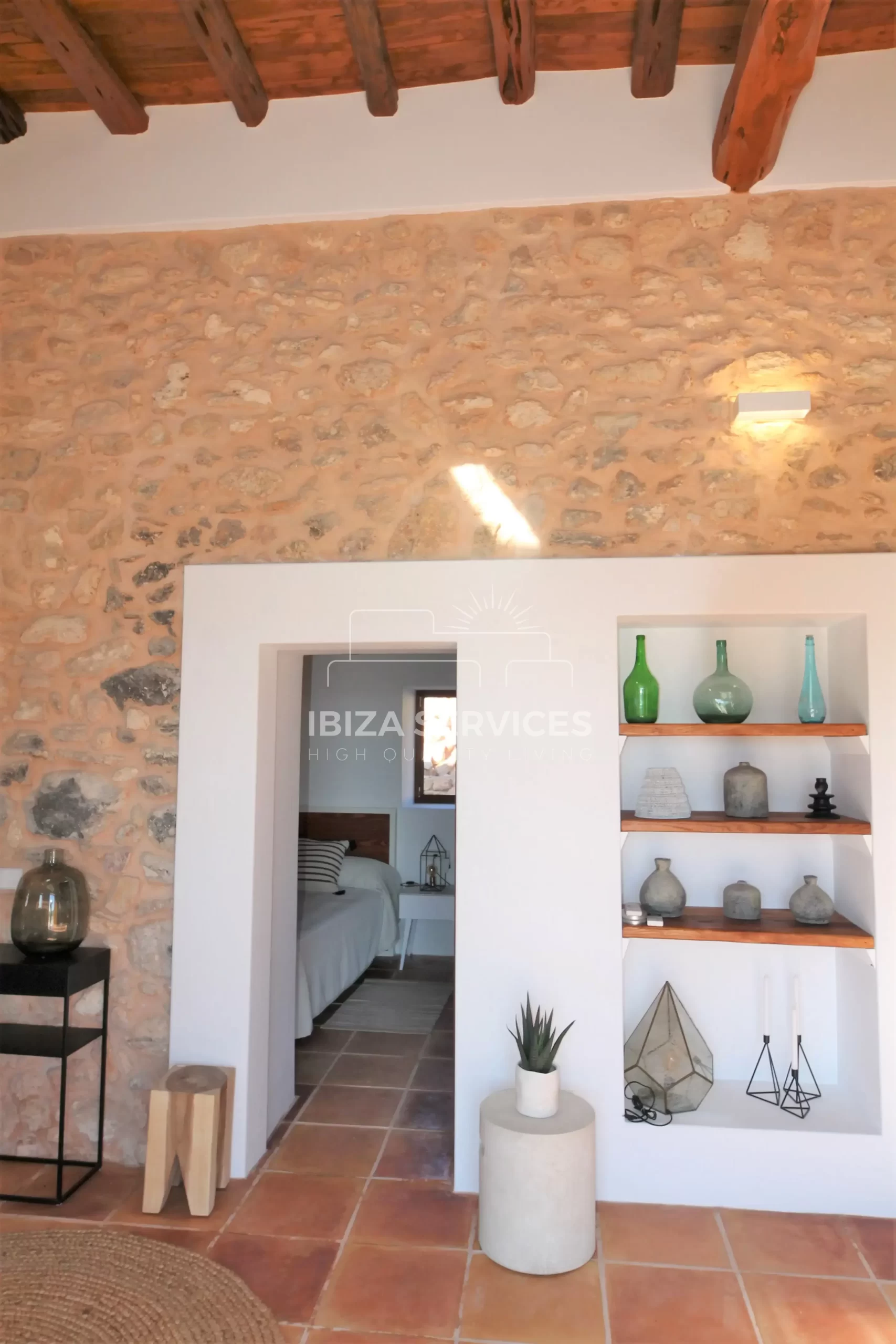 Authentic Finca with Pool in San Mateo, Ibiza for Rent