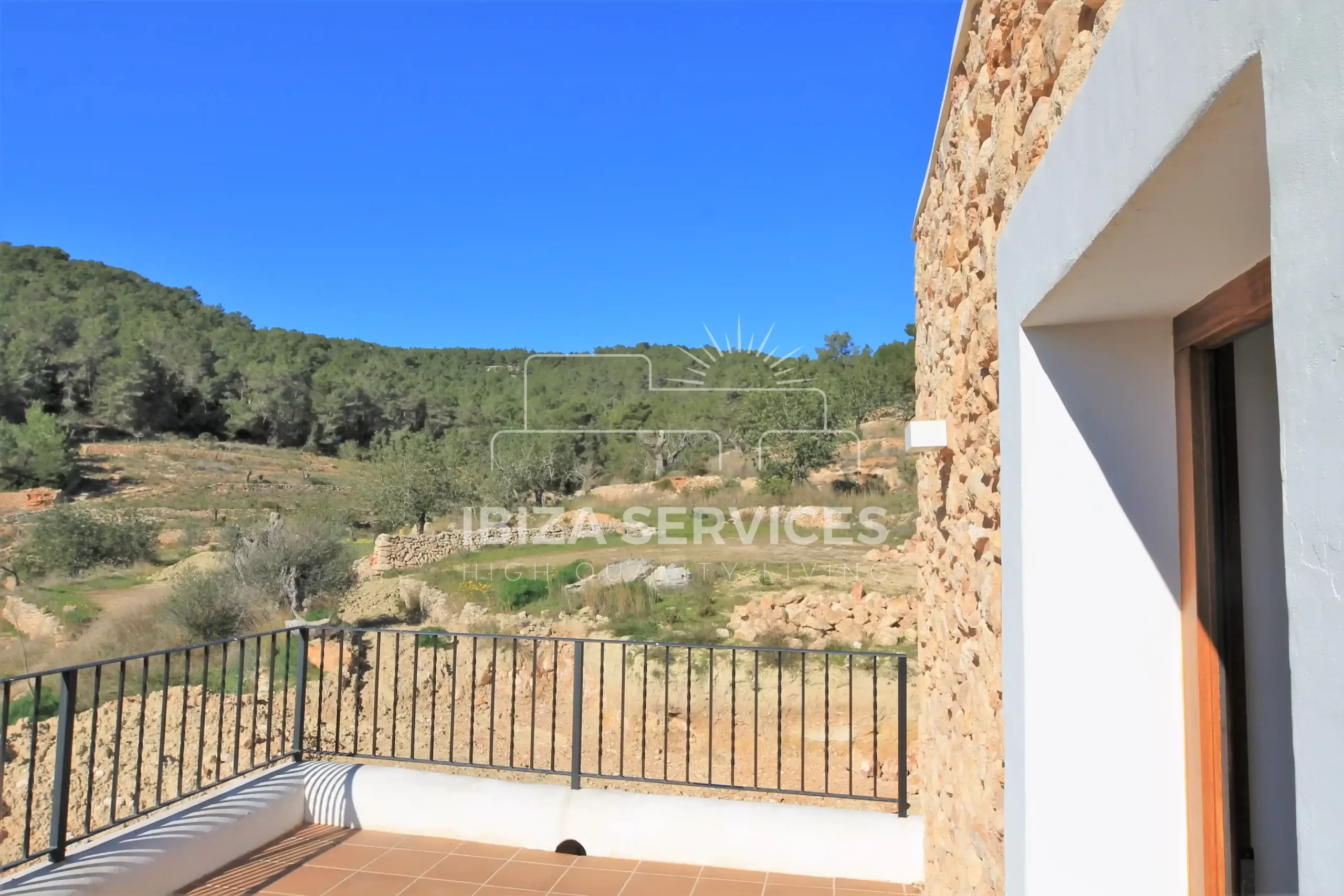 Auténtica Finca con Piscina en San Mateo, Ibiza para alquilar