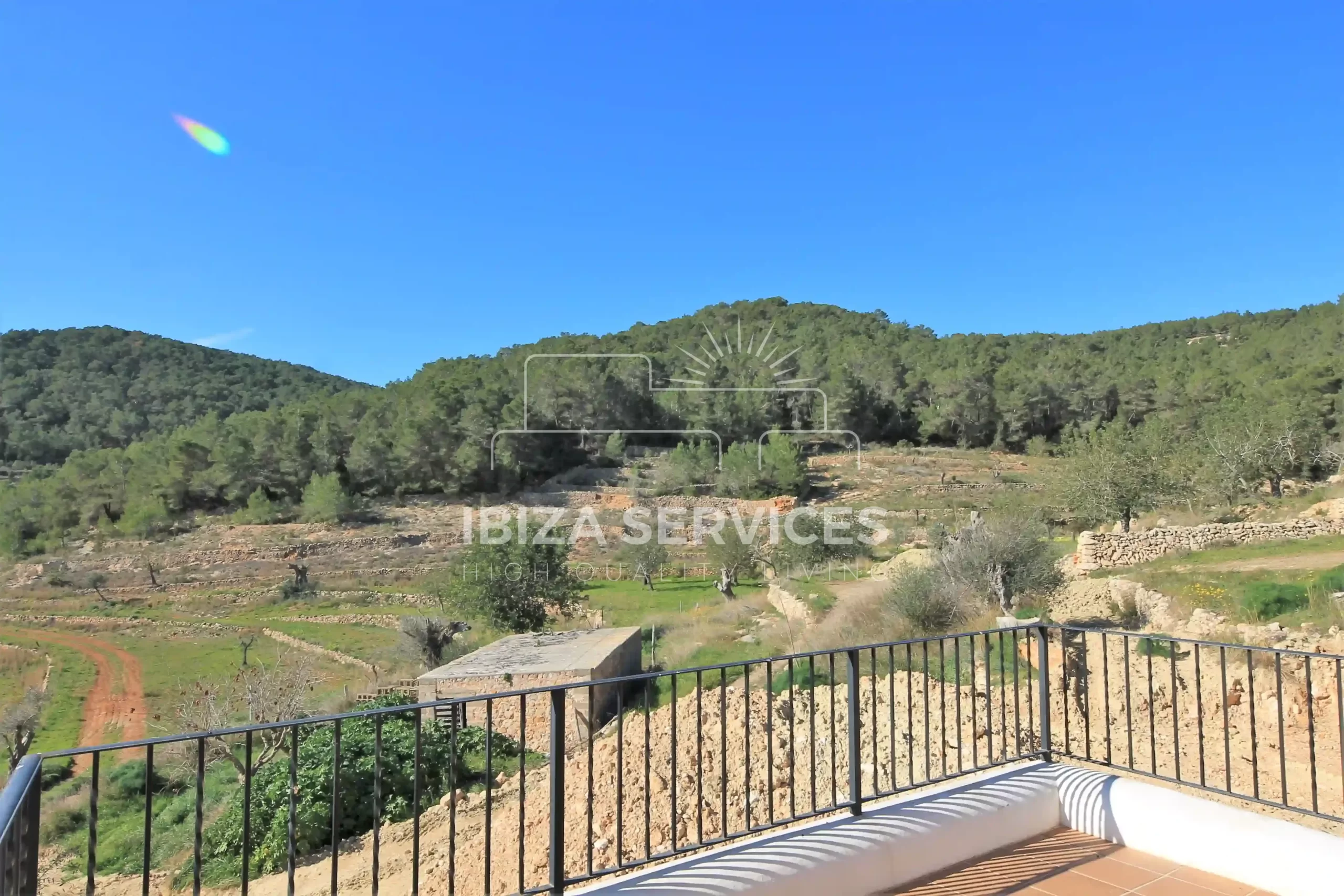 Auténtica Finca con Piscina en San Mateo, Ibiza para alquilar