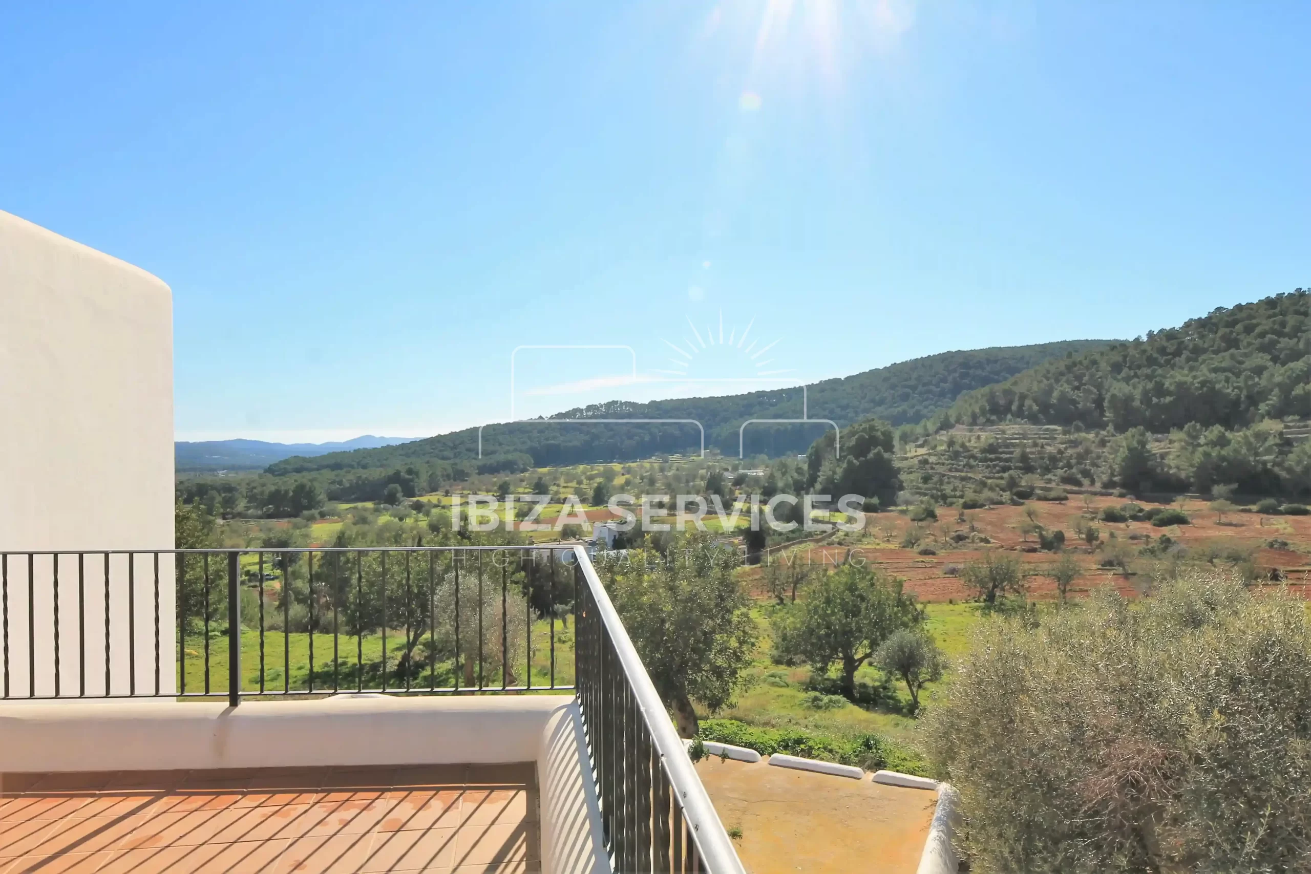 Auténtica Finca con Piscina en San Mateo, Ibiza para alquilar