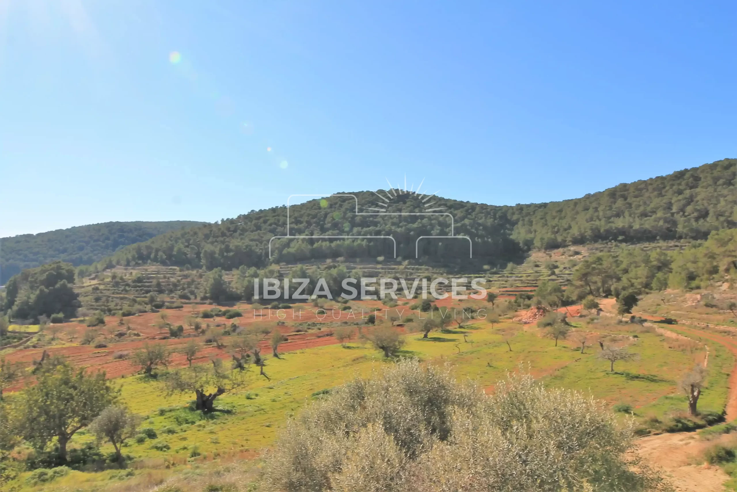 Auténtica Finca con Piscina en San Mateo, Ibiza para alquilar