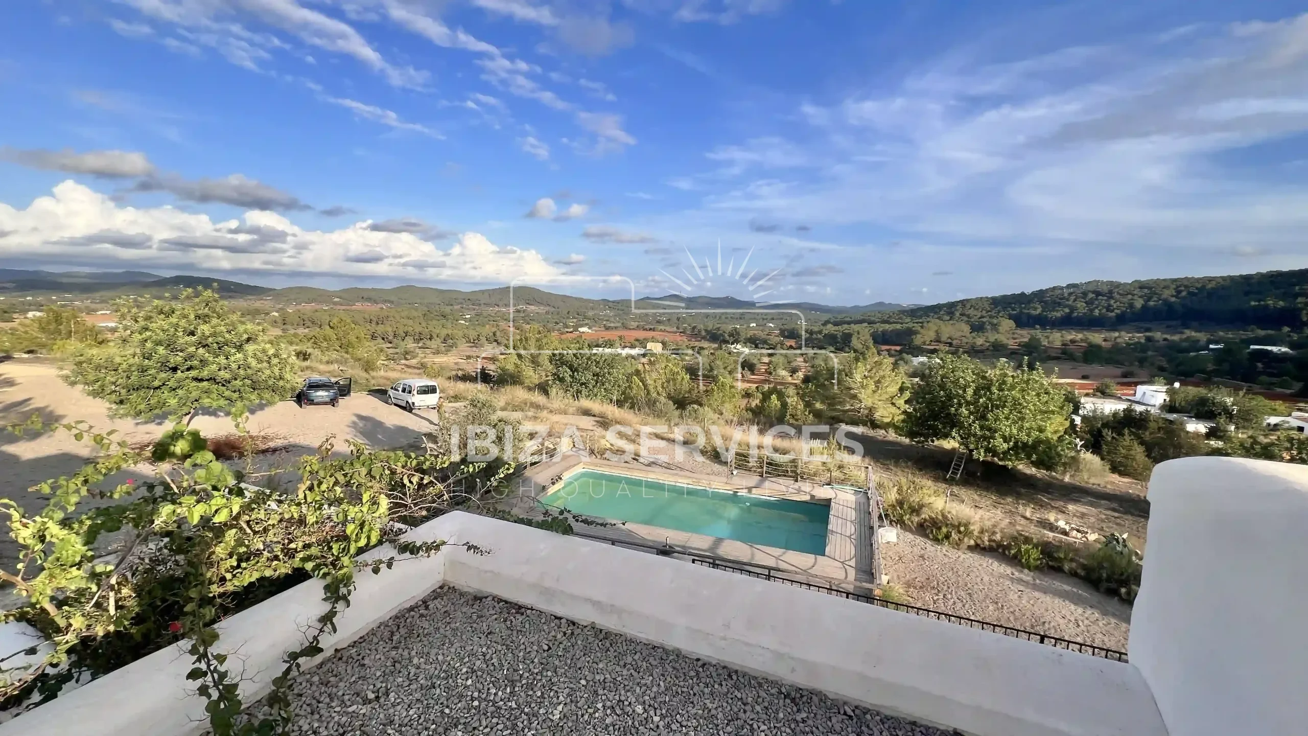 Auténtica Finca con Piscina en San Mateo, Ibiza para alquilar