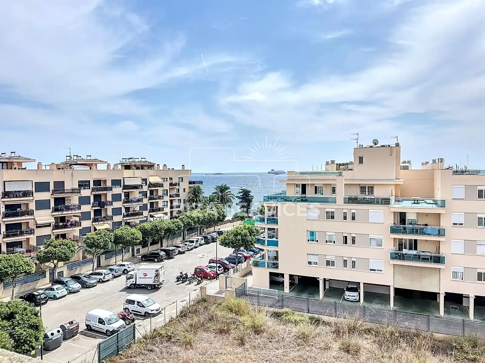 Ático con vistas al mar en venta en playa d’en bossa