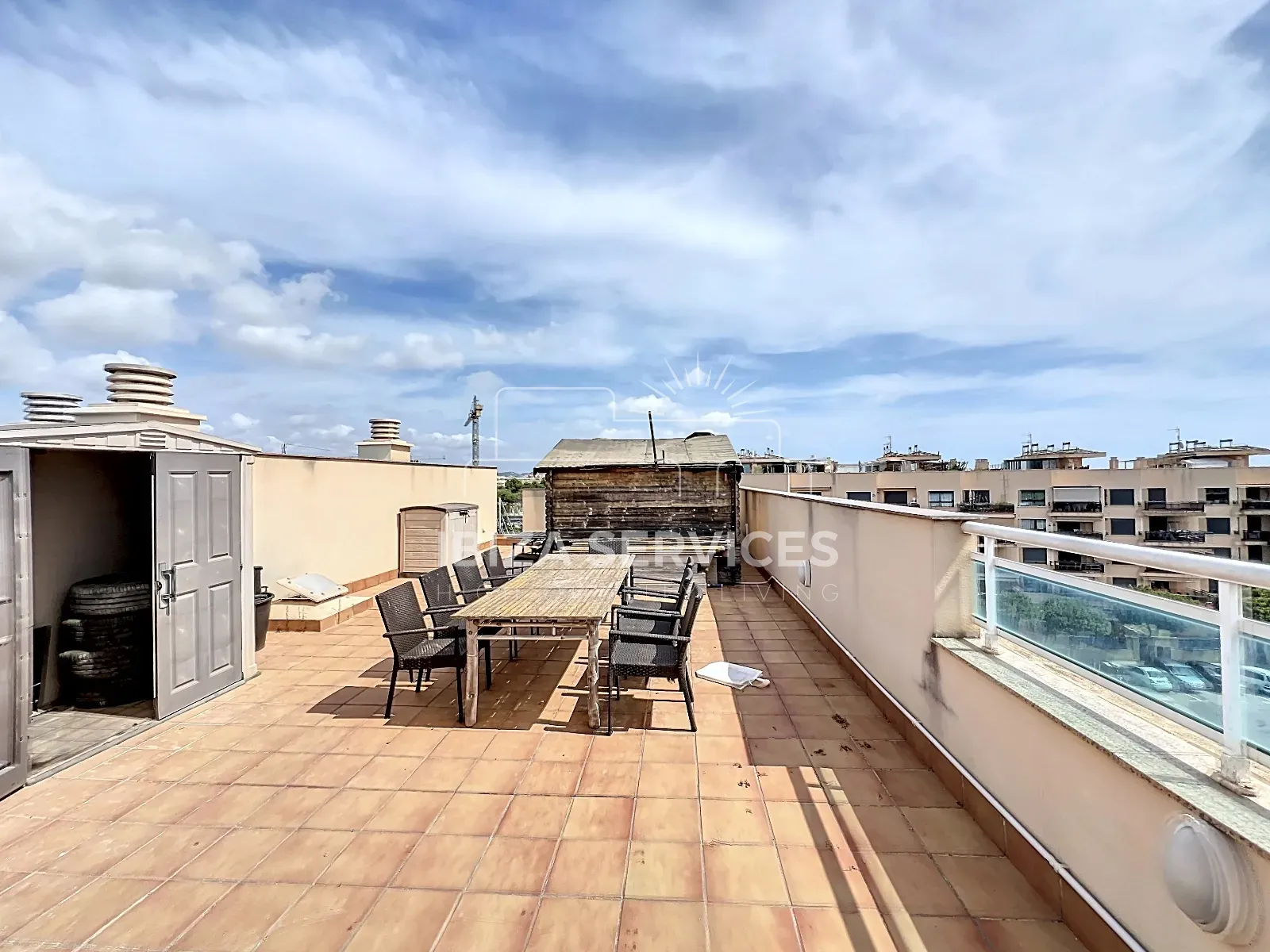 Ático con vistas al mar en venta en playa d’en bossa