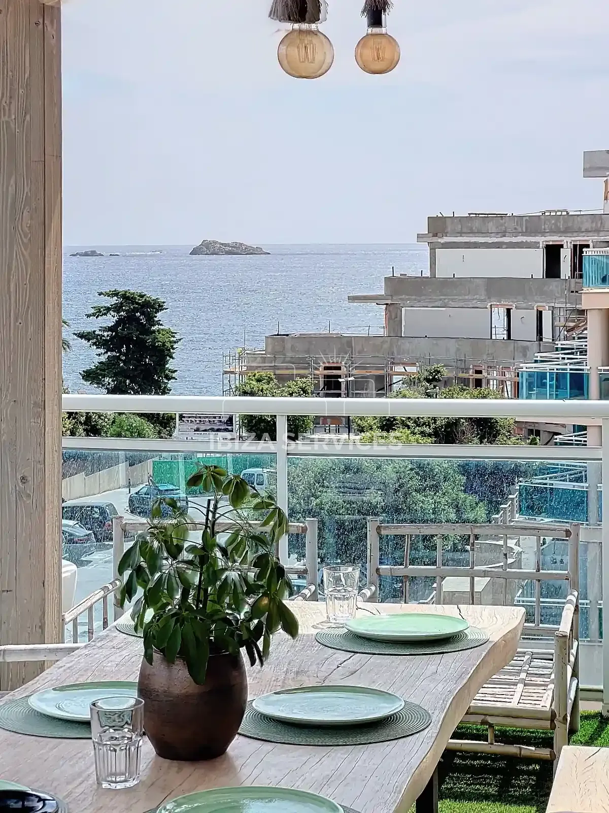 Ático con vistas al mar en venta en playa d’en bossa