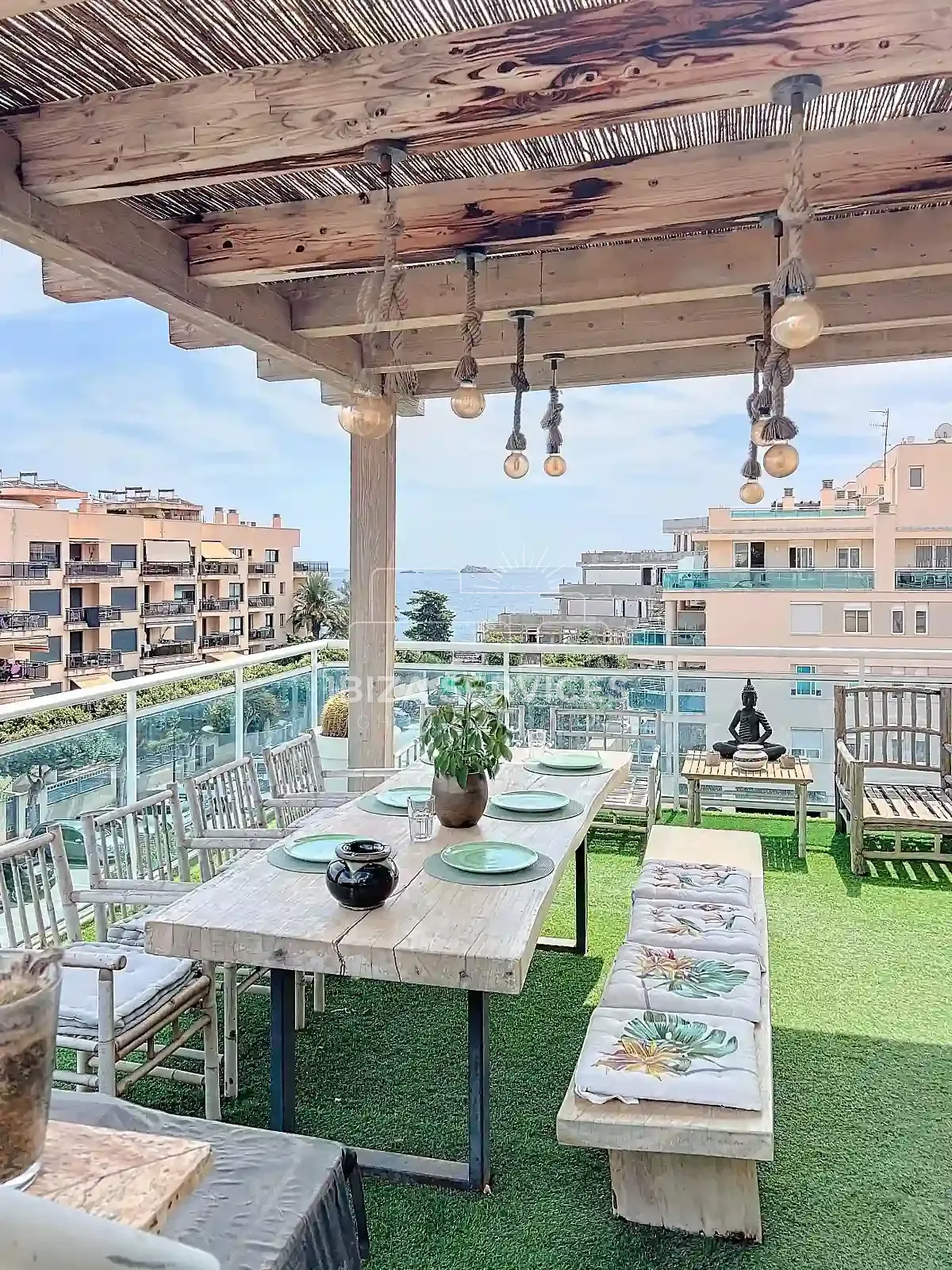 Ático con vistas al mar en venta en playa d’en bossa