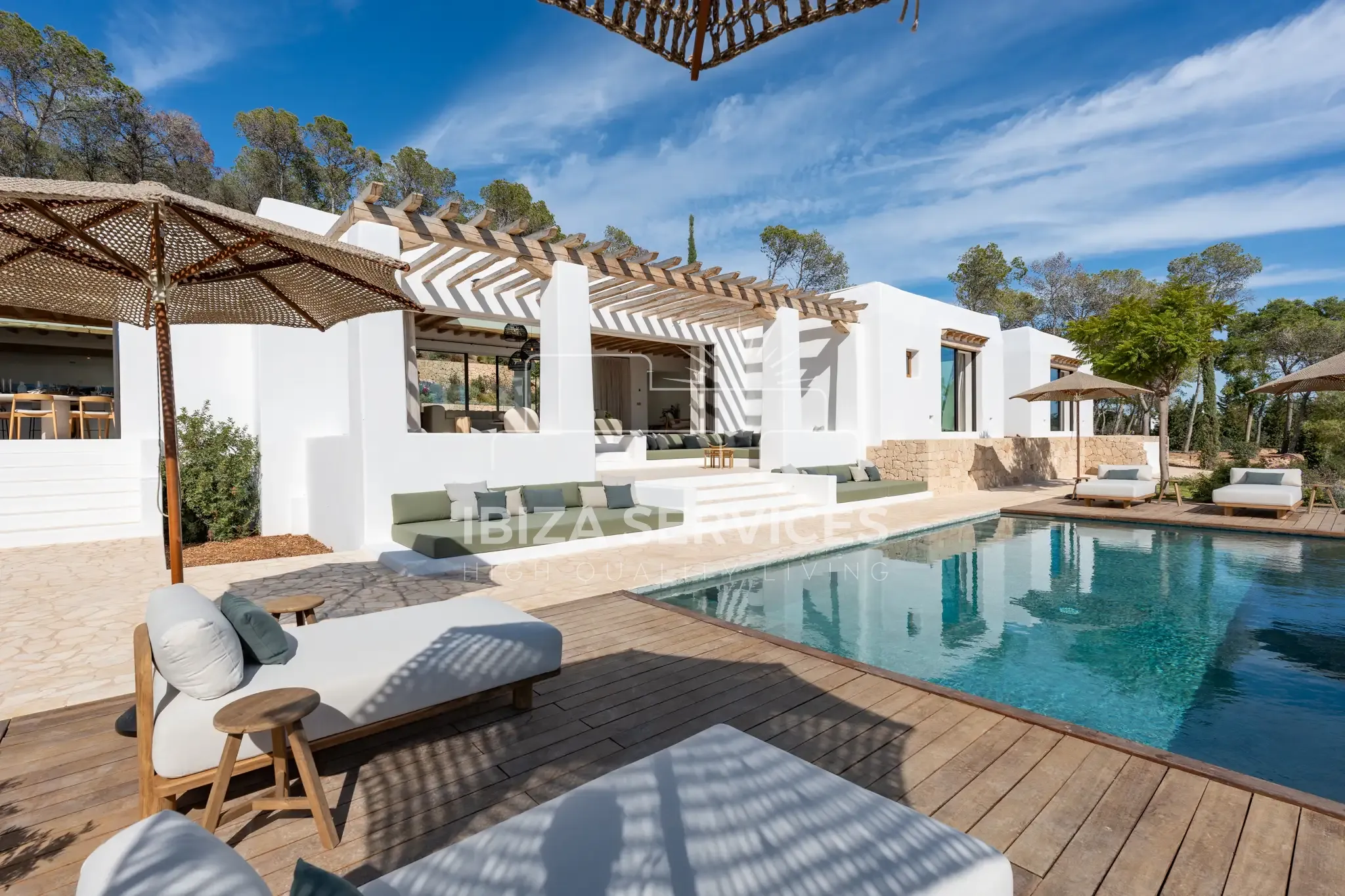 Villa Blakstad avec Vue Panoramique à Santa Gertrudis à Vendre