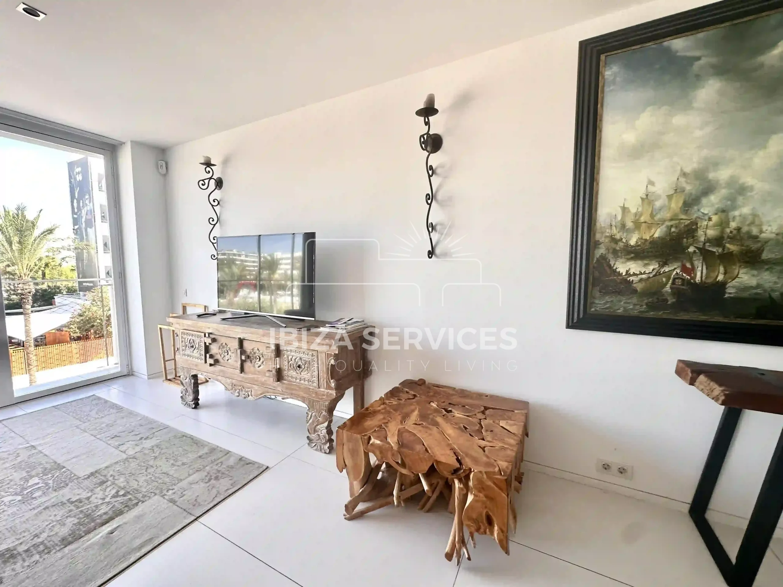 Beautiful 1 Bedrooms appartement in Marina Botafoch Patio Blanco