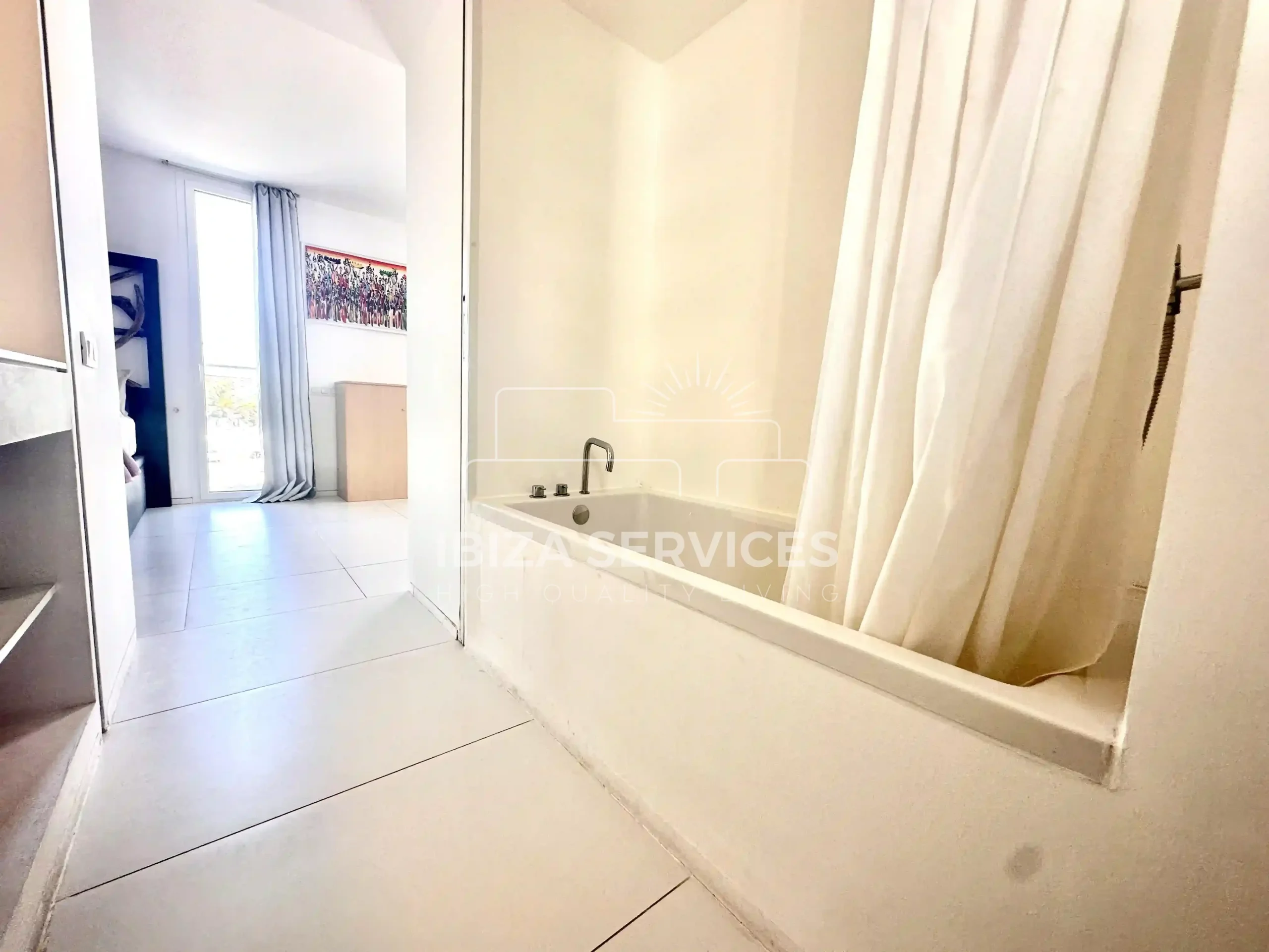 Beautiful 1 Bedrooms appartement in Marina Botafoch Patio Blanco