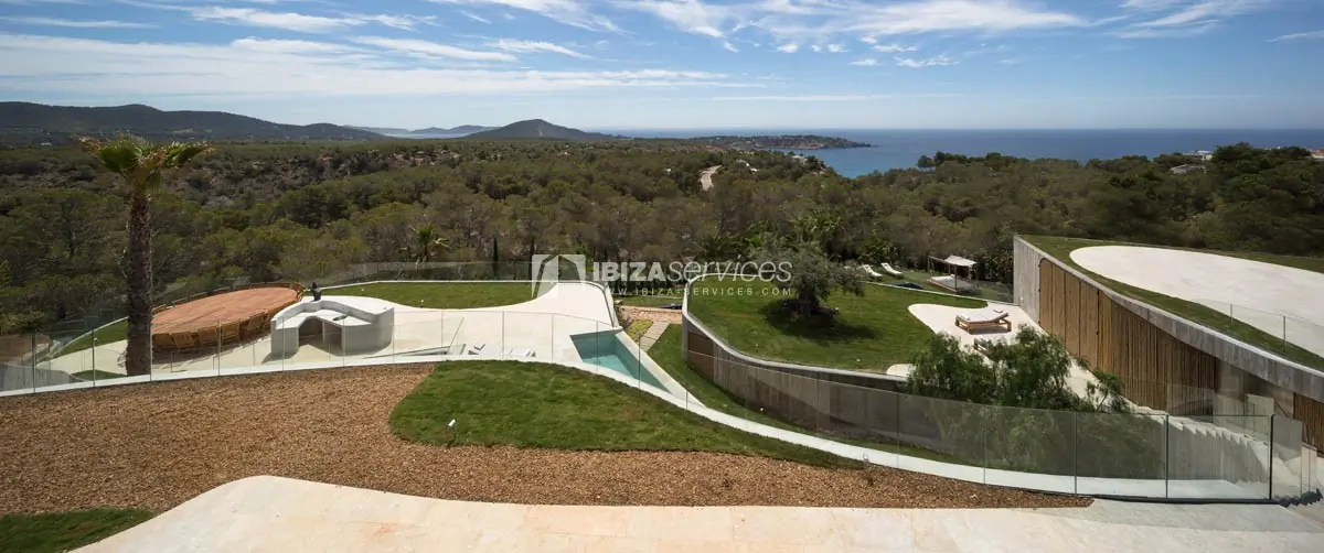 Amazing design villa Es cubells for rent