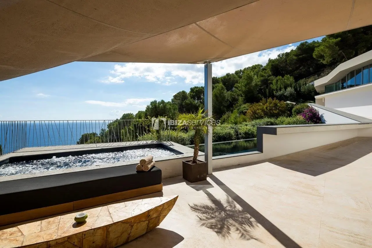 Vagabunda Roca llisa luxueuse propriété à louer Ibiza