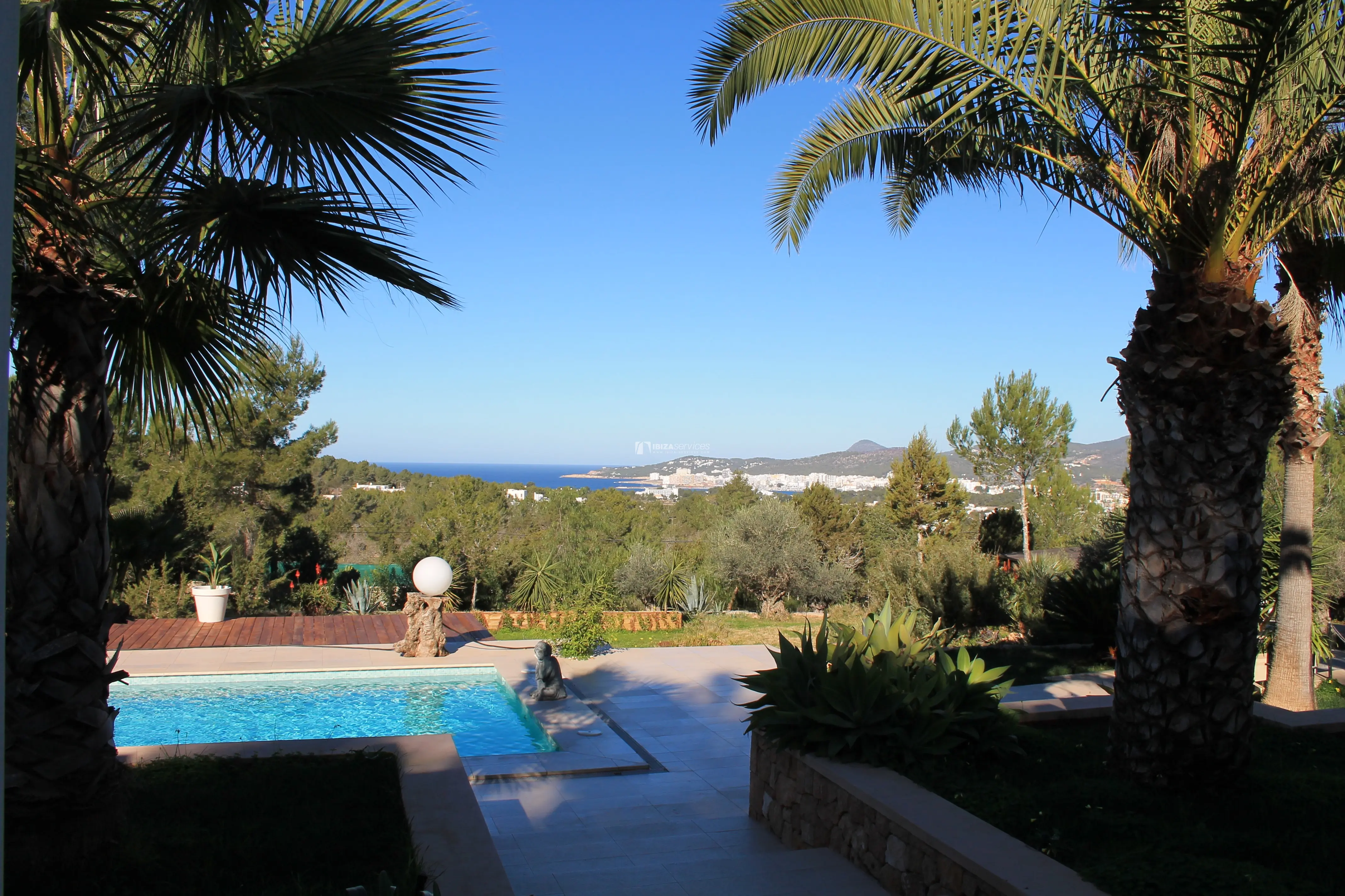 Modern decorated Villa great views Sant Augustin - Ibiza Services