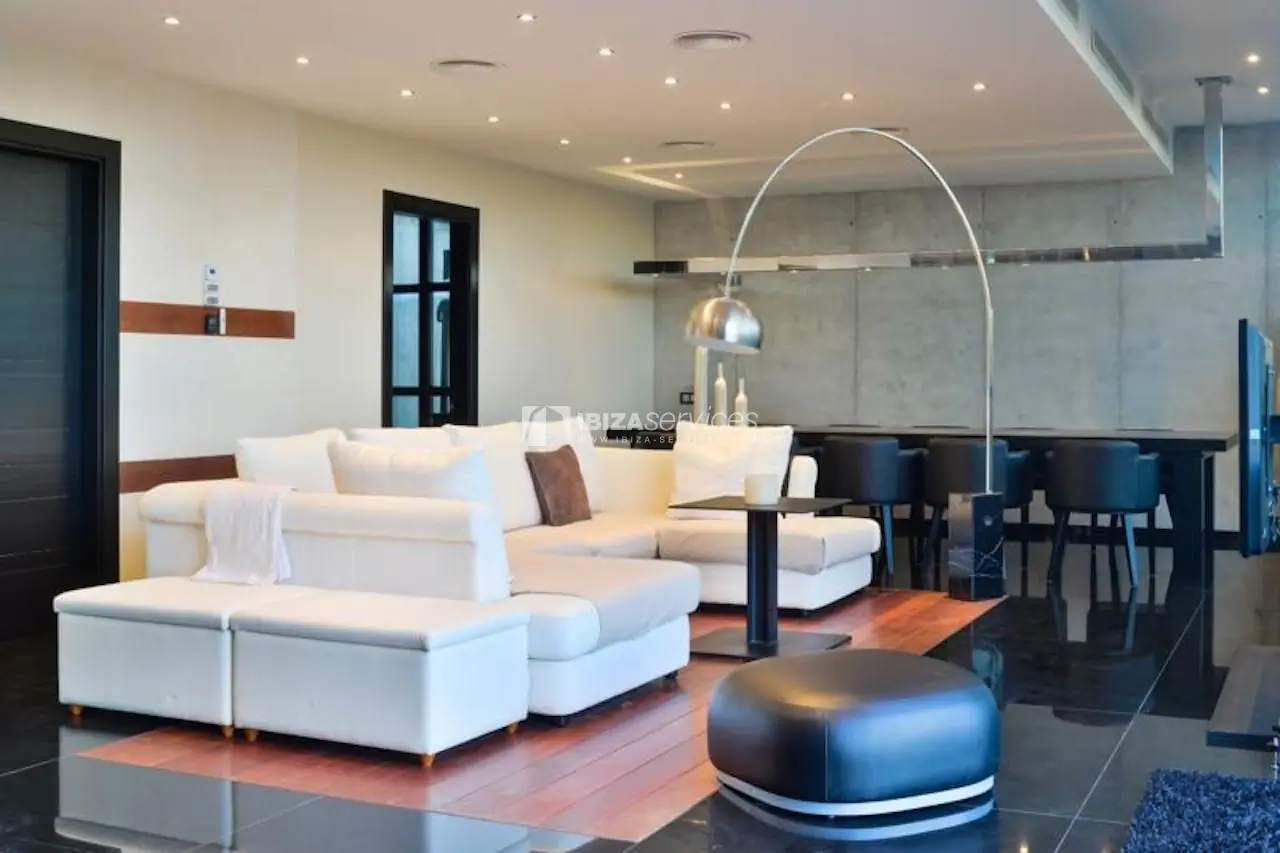 Can Furnet luxury  modern 6 bedroom villa holiday rental Ibiza