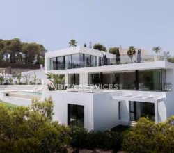 Foto 3 van Newly completed luxury villa with sea views in Roca Llisa for sale