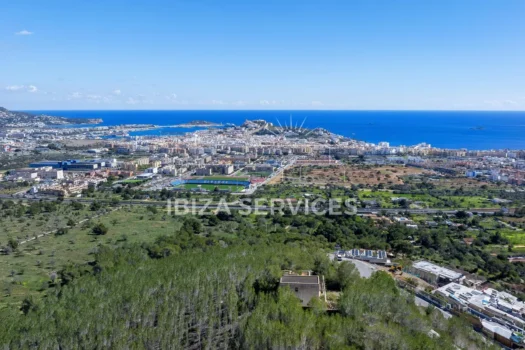 Exclusive Urban Plot in Ibiza with Panoramic Sea and Dalt Vila Views